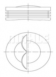 Поршень PERFECT CIRCLE 56 06178 0