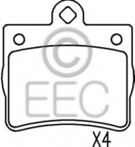 Комплект тормозных колодок EEC BRP0967