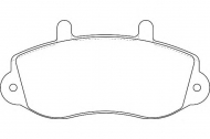 Комплект тормозных колодок WAGNER WBP23302A