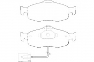 Комплект тормозных колодок WAGNER WBP21395A