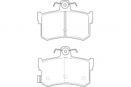 Комплект тормозных колодок WAGNER WBP21682A
