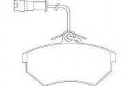 Комплект тормозных колодок WAGNER WBP20669A