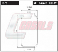 Баллон пневматической рессоры CASALS B1189