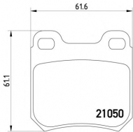Комплект тормозных колодок HELLA PAGID 8DB 355 007-381