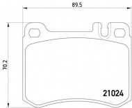 Комплект тормозных колодок HELLA PAGID 8DB 355 007-611