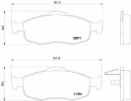 Комплект тормозных колодок HELLA PAGID 8DB 355 007-641