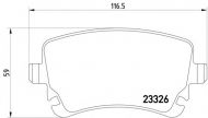 Комплект тормозных колодок HELLA PAGID 8DB 355 015-951