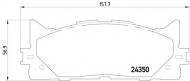 Комплект тормозных колодок HELLA PAGID 8DB 355 012-401