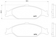 Комплект тормозных колодок HELLA PAGID 8DB 355 014-611