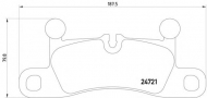 Комплект тормозных колодок HELLA PAGID 8DB 355 015-101