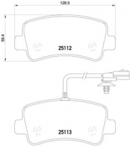 Комплект тормозных колодок HELLA PAGID 8DB 355 015-301