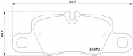 Комплект тормозных колодок HELLA PAGID 8DB 355 015-581