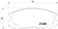 Комплект тормозных колодок HELLA PAGID 8DB 355 016-311