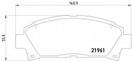 Комплект тормозных колодок HELLA PAGID 8DB 355 016-721