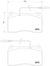 Комплект тормозных колодок HELLA PAGID 8DB 355 018-671