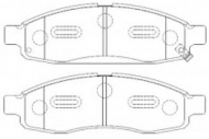 Комплект тормозных колодок ASVA AKD-ZC60