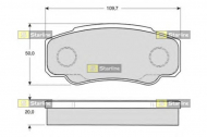 Комплект тормозных колодок STARLINE BD S328