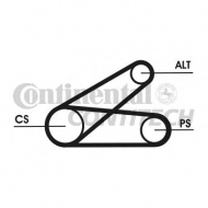 Ременный комплект CONTITECH 6PK873 ELAST T1
