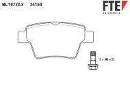 Комплект тормозных колодок FTE BL1972A3