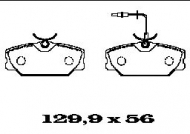 Комплект тормозных колодок FTE BL1313A2