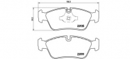 Комплект тормозных колодок BREMBO P 06 035