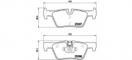 Комплект тормозных колодок BREMBO P 06 071