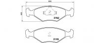 Комплект тормозных колодок BREMBO P 23 055