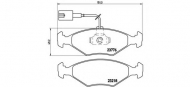 Комплект тормозных колодок BREMBO P 23 122