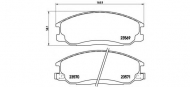 Комплект тормозных колодок BREMBO P 30 013