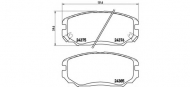 Комплект тормозных колодок BREMBO P 30 038