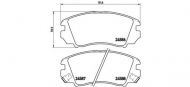 Комплект тормозных колодок BREMBO P 30 043