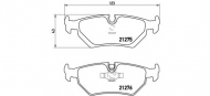 Комплект тормозных колодок BREMBO P 36 008