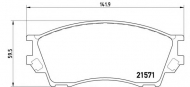 Комплект тормозных колодок BREMBO P 49 019