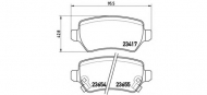 Комплект тормозных колодок BREMBO P 59 038