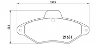Комплект тормозных колодок BREMBO P 61 052