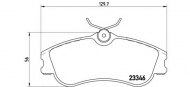 Комплект тормозных колодок BREMBO P 61 069