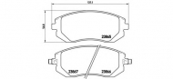Комплект тормозных колодок BREMBO P 78 013