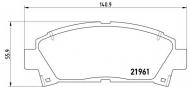 Комплект тормозных колодок BREMBO P 83 028