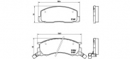 Комплект тормозных колодок BREMBO P 83 029