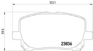 Комплект тормозных колодок MINTEX MDB2266