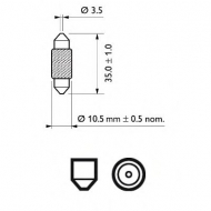 Лампа накаливания PHILIPS 12854CP