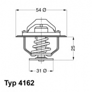 Термостат WAHLER 4162.79D