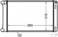 Теплообменник HELLA 8MK 376 704-641