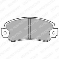 Комплект тормозных колодок DELPHI LP353