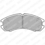 Комплект тормозных колодок DELPHI LP595