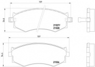 Комплект тормозных колодок HELLA 8DB 355 006-421