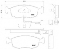 Комплект тормозных колодок HELLA 8DB 355 007-341