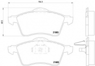 Комплект тормозных колодок HELLA 8DB 355 008-011