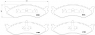Комплект тормозных колодок HELLA 8DB 355 008-231