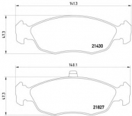 Комплект тормозных колодок HELLA 8DB 355 008-291